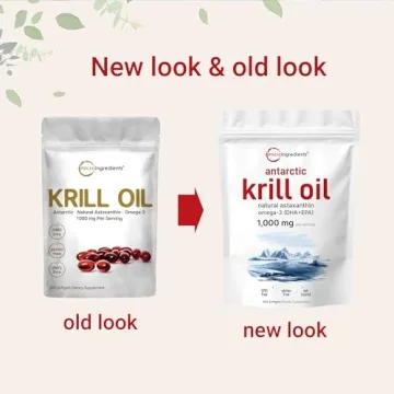 Antarctic Krill Oil Supplement Supports Health - 300 Soft-Gels