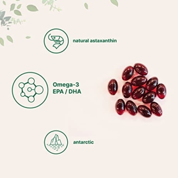 Antarctic Krill Oil Supplement Supports Health - 300 Soft-Gels