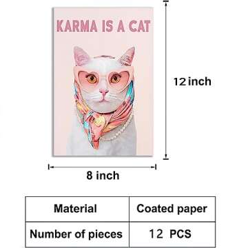 Vintage Taylor Album Cover Posters, Taylor Posters for Walls Art Decor Print Posters for Room Aesthetic Set of 12 for Boys and Girls Bedroom Decor 8x12 inch Unframed