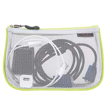 Travelon Set of 3 Assorted Piped Pouches, Brights, One Size