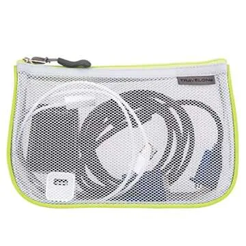 Travelon Set of 3 Assorted Piped Pouches, Brights, One Size