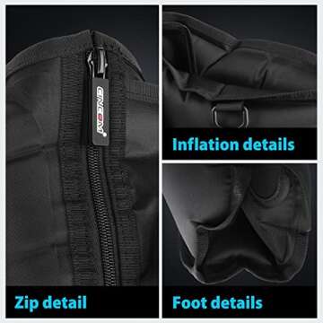 CINCOM Leg Massager for Circulation and Pain Relief, Air Compression Boots Helpful for Relaxation, Swelling and Edema Gifts for Mom and Dad Athletes Recovery - FSA HSA Eligible