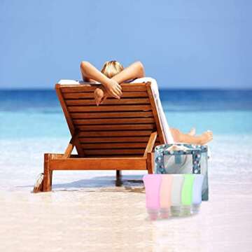 AOUTACC 5 Pack TSA Approved Travel Bottles Sets, 3 Ounce Leakproof Silicone Travel Containers Liquid Portable Leakproof Travel Size Bottles for Shampoo Conditioner Lotion Toiletries