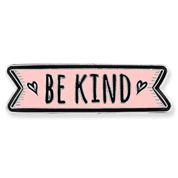 Be Kind Motivational Enamel Lapel Pin for All Ages