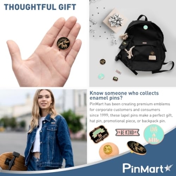 Be Kind Motivational Enamel Lapel Pin for All Ages