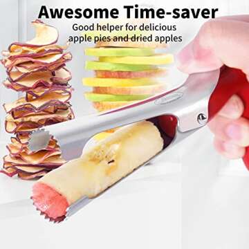 Partyreal Apple Corer Remover for Easy Fruit Prep