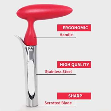 Partyreal Apple Corer Remover for Easy Fruit Prep