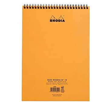 Rhodia Wirebound Pad 8.25x11.75, Lined, Orange