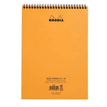 Rhodia Wirebound Pad 8.25x11.75, Lined, Orange