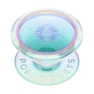 PopSockets PopGrip – Stylish Phone Grip & Stand with Iridescent Top