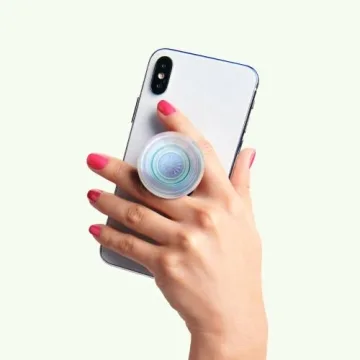 PopSockets PopGrip – Stylish Phone Grip & Stand with Iridescent Top