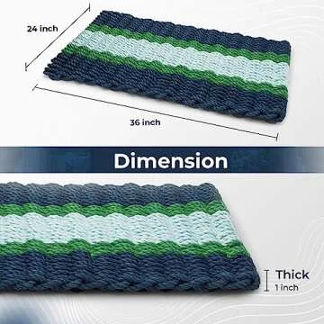 Wicked Good Outdoor Doormat - Handwoven Durability