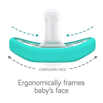 Nanobebe 0-3 Month Baby Pacifiers | 100% Silicone Comfort