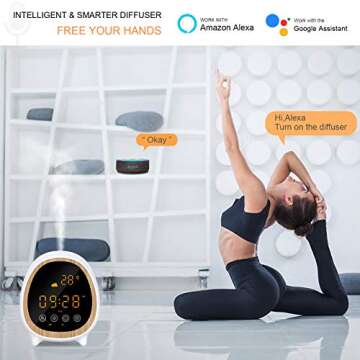 Levoair Smart WiFi Essential Oil Diffuser with Alexa Support