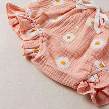 Adorable Infant Toddler Girl Summer Outfit Set - 2pcs