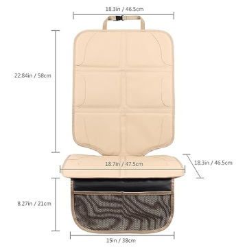 Pefirst Non-Slip Car Seat Protector for All Vehicles