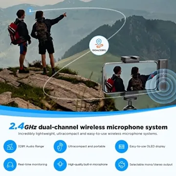 BOYA BY-XM6 S4 Wireless Lavalier Microphone for iPhone