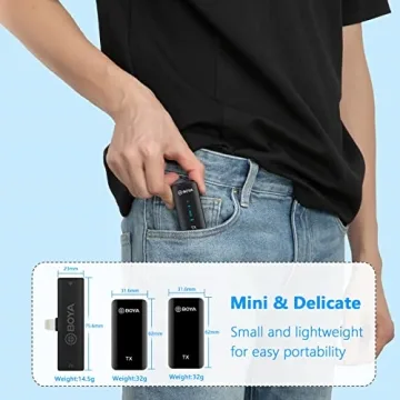 BOYA BY-XM6 S4 Wireless Lavalier Microphone for iPhone