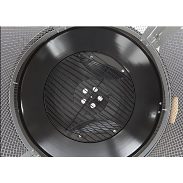 Fire Sense 28" Rolling Fire Pit for Outdoor Enjoyment