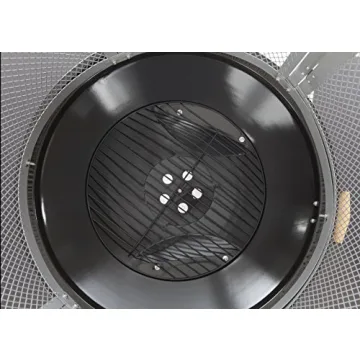 Fire Sense 28" Rolling Fire Pit for Outdoor Enjoyment