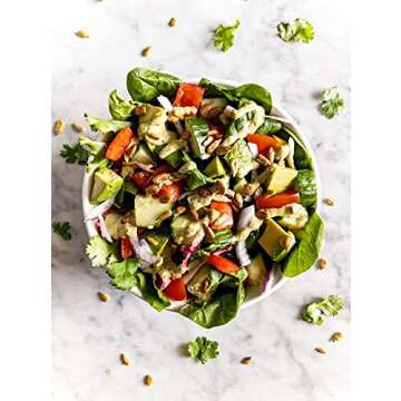 Diablo Vegan Medium Salsa, All Natural Creamy Cilantro Sauce, 12.5 oz bottle, Made Lime Juice, Cilantro, Garlic, & Jalapenos, Free of preservatives, gluten, soy, eggs, and nuts (6-pack)