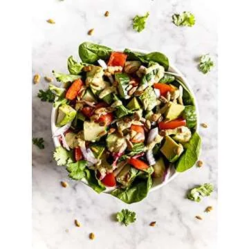 Diablo Vegan Medium Salsa, All Natural Creamy Cilantro Sauce, 12.5 oz bottle, Made Lime Juice, Cilantro, Garlic, & Jalapenos, Free of preservatives, gluten, soy, eggs, and nuts (6-pack)