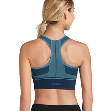 Jockey Power Edge Seamfree Racerback Sports Bra for Women