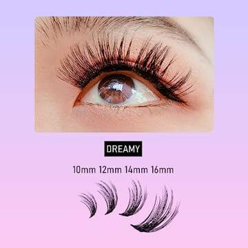 VEYES INC Individual Lash Clusters DIY Kit for Beginners