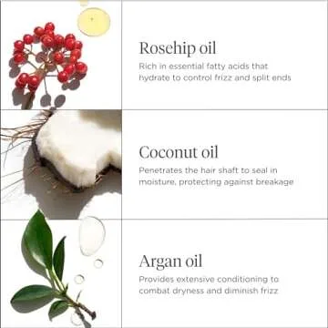 Briogeo Farewell Frizz Smoothing Conditioner, Tame Frizz and Restore Shine to Dull, Dry Hair, Nourishes and Smooths, Argan Oil for Shine, Vegan, Cruelty-Free, 2 fl oz