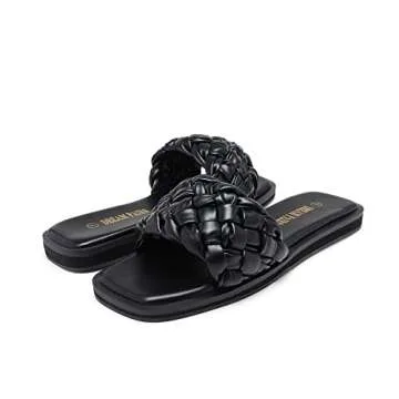 Stylish DREAM PAIRS Women's Slide Sandals for Summer Comfort