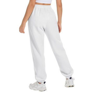 ATHMILE Women's Fleece Lined High Waisted Sweatpants