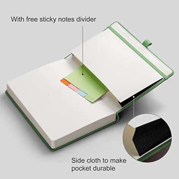 AHGXG Lined Journal: 320 Pages, A5 Faux Leather Notebook