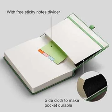 AHGXG Lined Journal: 320 Pages, A5 Faux Leather Notebook