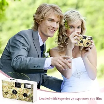12 Pack Disposable Camera Set for Weddings & Events