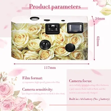 12 Pack Disposable Camera Set for Weddings & Events
