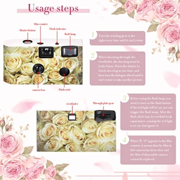 12 Pack Disposable Camera Set for Weddings & Events