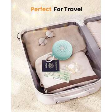 Dreamegg Sound Therapy Machine - Portable Sound Machine for Baby Adult, Features Powerful Battery, 21 Soothing Sound, Noise Canceling for Office & Sleeping, Sound Therapy for Home, Travel, Gift, Green