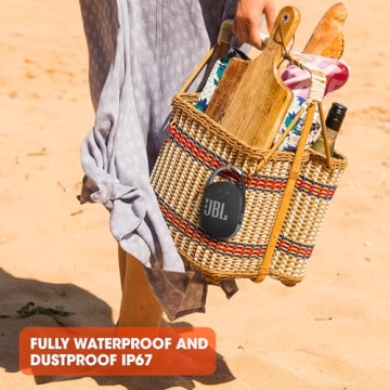 JBL Clip 4 Portable Bluetooth Speaker with Carabiner