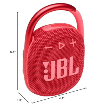 JBL Clip 4 Portable Bluetooth Speaker with Carabiner