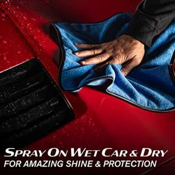 Turtle Wax 53410 Hybrid Solutions Ceramic Wet Wax, 1-Step Shine and Protection, Extreme Water Beading, Keeps Vehicle Cleaner for Longer, No Streaks, 26 oz.