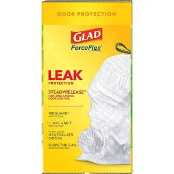Glad ForceFlex Tall Kitchen Trash Bags, 13 Gal, 110 Ct