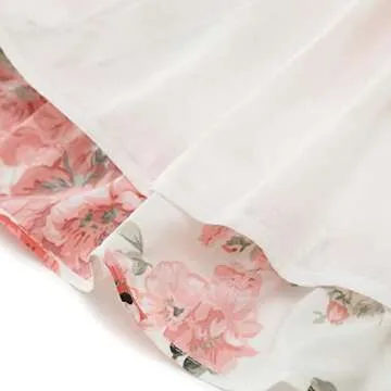 Flofallzique Cute Floral Tie-Back Dress for Girls | 2-12 Years