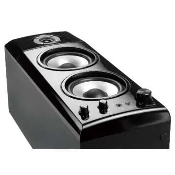 Genius SP-HF1800A 50 W Three-way Hi-Fi Wood Speakers