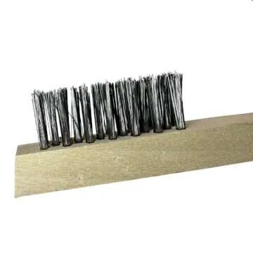 Anchor Brand 102-30SS Utility Brushes, Wood Block/Handle, Stainless Bristles, Stapled (30)