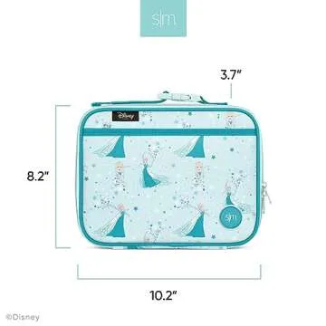Simple Modern Disney Kids Lunch Box for School | Reusable Insulated Lunch Bag for Toddler, Girl, and Boy | Meal Containers with Exterior & Interior Pockets | Hadley Collection | Princess Rainbows