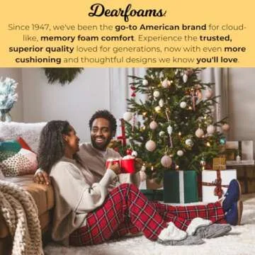 Dearfoams Women's Beth Furry Foldover Boot Slipper, Latte, 5-6