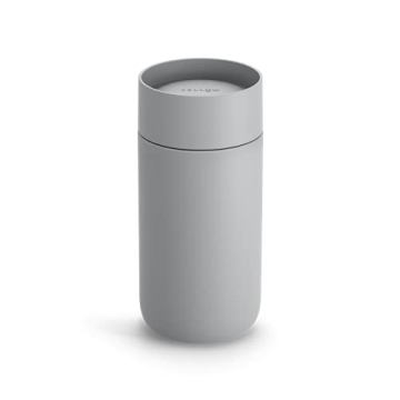 Fellow Carter Move Mug with 360º Sip Lid - Open Top Coffee To-Go Tumbler with Ceramic Interior, Vac...