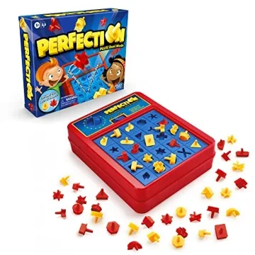 Hasbro Gaming Perfection Plus Duel Mode for Ages 5+