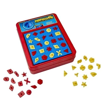 Hasbro Gaming Perfection Plus Duel Mode for Ages 5+