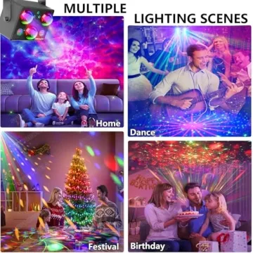 Disco Ball Party Light | Sound Activated with Remote Control